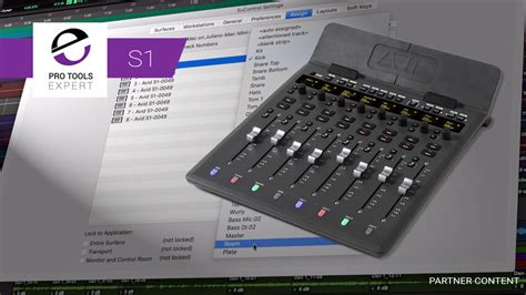 Avid S1 Control Surface Using Layouts Pro Tools