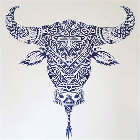 Bull Tattoo Design Kit – IMAGELLA