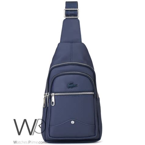 Lacoste Sling Bag Blue For Men Watches Prime