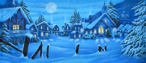 Winter Village | It's a Wonderful Life Projection | Grosh Digital ...