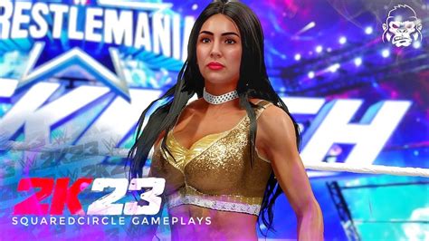 Wwe 2k23 Billie Kay W Entrance Theme And Graphics Pack New Wwe 2k23 Mods Youtube