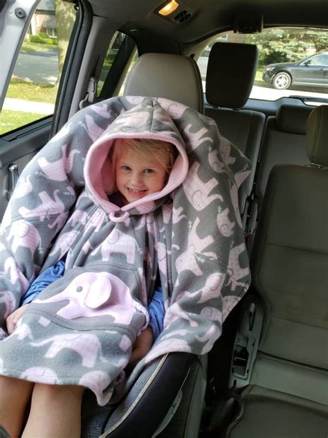 Car Seat Poncho Pdf Tutorial Pattern Ages Baby Through Adult Etsy Artofit