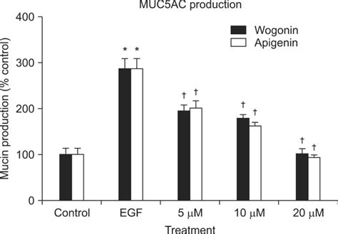 Effect Of Wogonin Or Apigenin On Epidermal Growth Factor Egf Induced