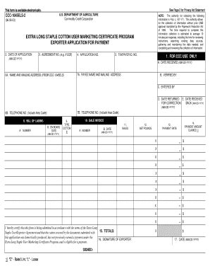 Fillable Online Forms Sc Egov Usda Egov Els Form Fax Email Print