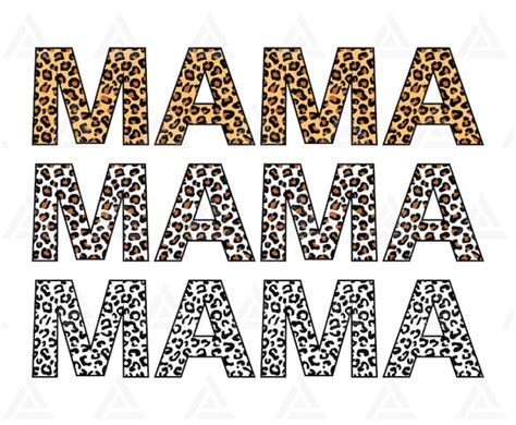 Leopard Mama Svg Cheetah Mama Svg Leopard Print Svg Mama Etsy Canada