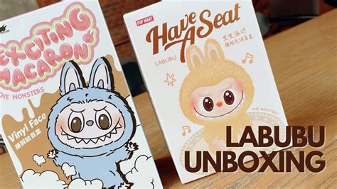 Labubu Unboxing Macaron Vs Have A Seat Youtube