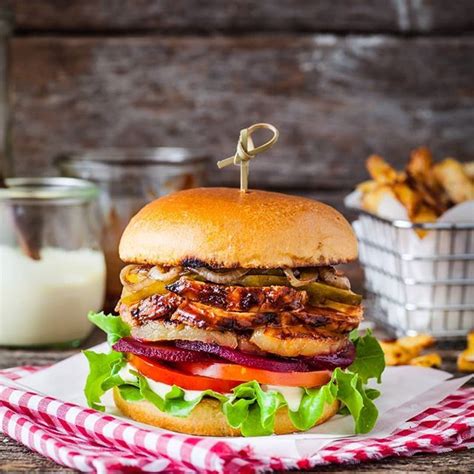 Gourmet BBQ Chicken Burger Recipe