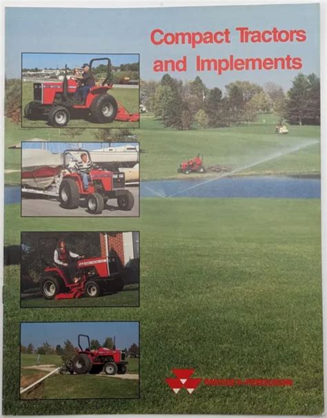 Brochure Originale Massey Ferguson Mf Trattori E Impianti Compatti C