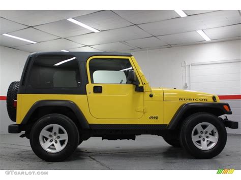 Solar Yellow 2004 Jeep Wrangler Rubicon 4x4 Exterior Photo 59578650