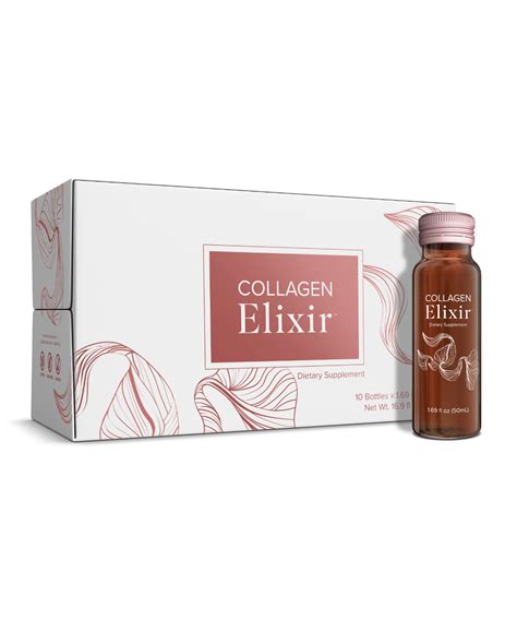 Collagen Elixir Package With 10 Bottles Of 50ml Each