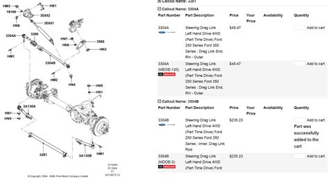 F Steering Column Parts