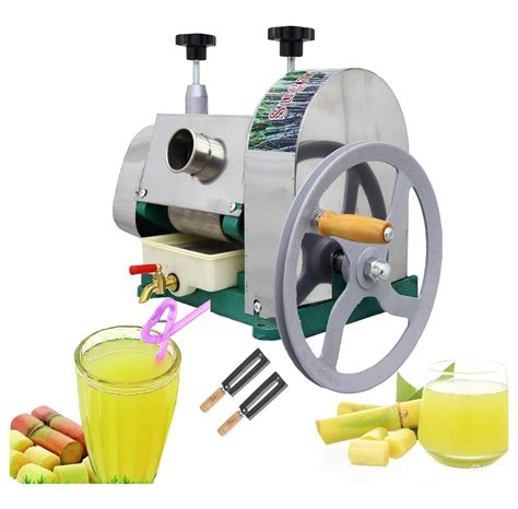 Bomrokson Manual Sugarcane Juicer Stainless Steel Sugar Cane Juice