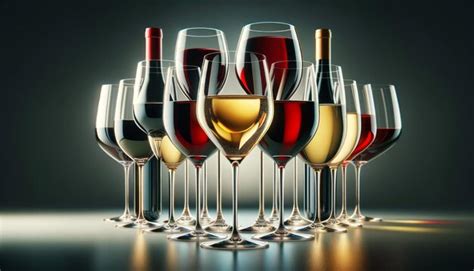 Premium AI Image | Set of Wine Glasses