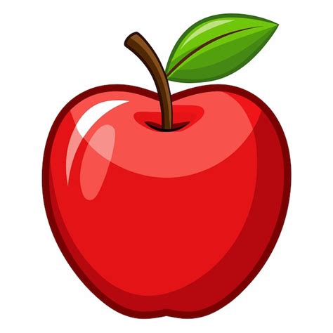 Une Image De Dessin Anim D Une Pomme Rouge Avec Des Yeux Verts Et Un