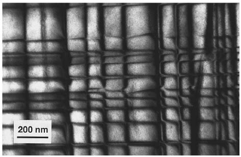 Cross Section Tem Micrographs Taken At Reflection Of Two In