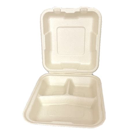 Eco Friendly Compostable Birthday Party Microwavable Food Container