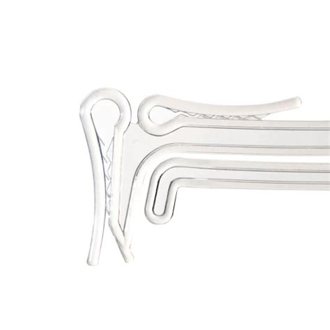 Clear Lingerie Plastic Swimwear Hangers 25cm Box Of 650