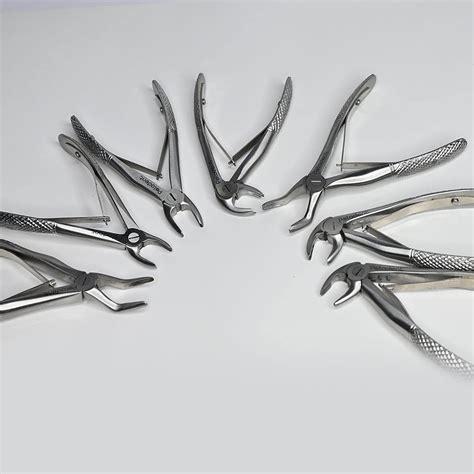 Pyrax®polodent Pedo Extraction Forceps Kit Set Of 7 Pcs Stainless