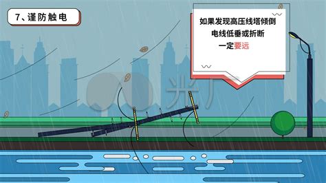 暴雨防汛台风天气应急管理安全教育mg动画ae模板下载编号8509321ae模板光厂vj师网