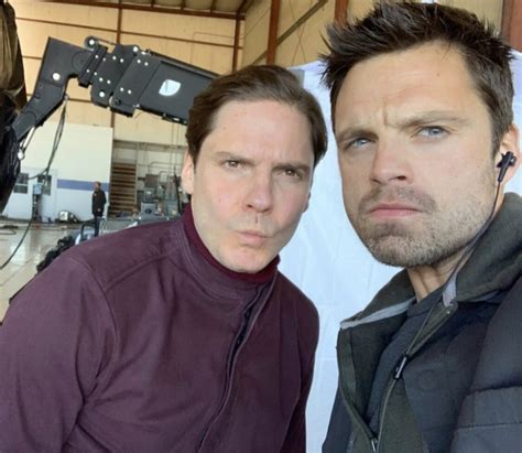 Sebastian Stan Poses With Daniel Brühl & More In New Falcon and Winter ...