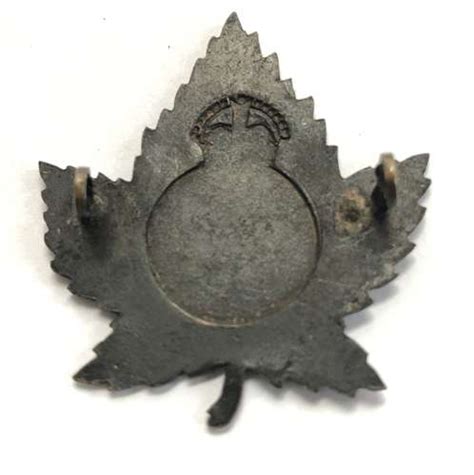 Canadian Th Bn St Central Ontario Regt Cef Ww Cap Badge