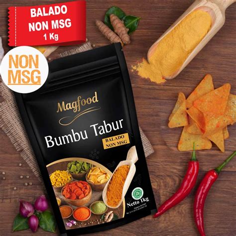 MAGFOOD BUMBU TABUR BALADO NON MSG KEMASAN 1 KG Magfood