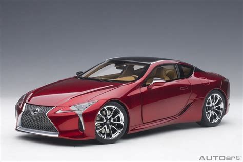 Metallic Red Lexus Lc500 Autoart 78848 Die Cast Autoart Scale 1 18 Eztoys Diecast Models And