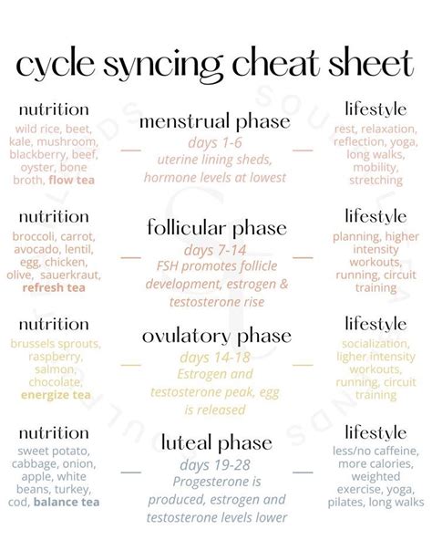 Cycle Syncinghere S What To Eat During Each Phase Of Your Cycle Artofit