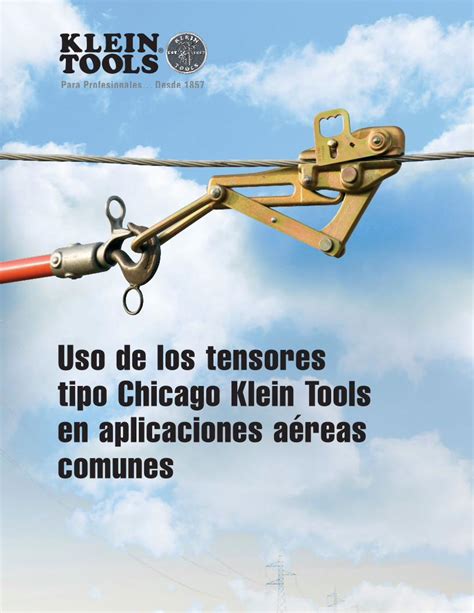 PDF Uso De Los Tensores Tipo Chicago Klein Tools En Uso De Los