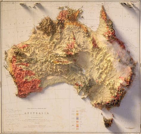 Topographic Map of Australia : MapPorn