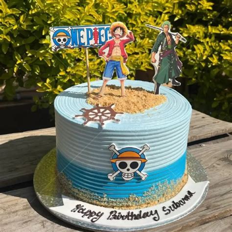 One Piece Anime Cake - Order Now for Urgent Delivery in Nepal | UG Cakes