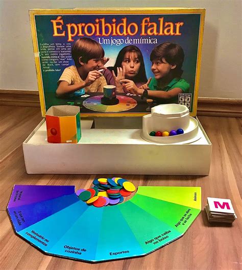 Jogo De Tabuleiro Proibido Falar Produto Vintage E Retro Grow