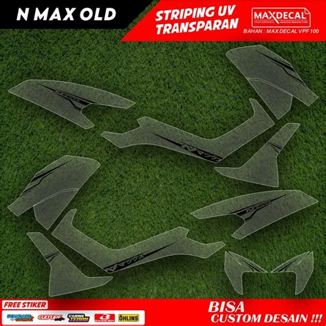 Striping Transparent NMAX FACELIFT LIS Sticker UV ALL NEW NMAX SEMI