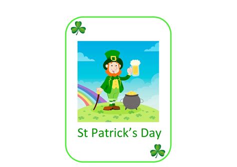 Flashcards St Patrick S Day Avec Mots Par Margaux Gendre Fichier Pdf