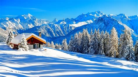 Mountain Cabin Winter Wallpapers - Wallpaper Cave