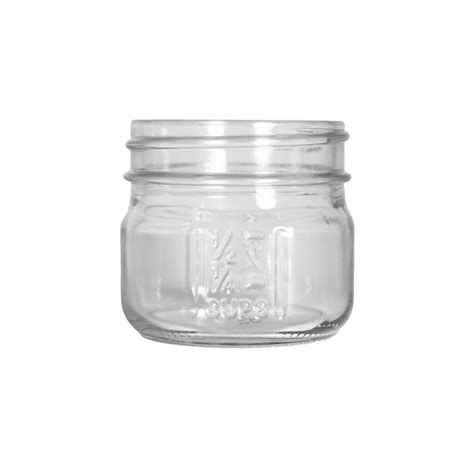 Square Mason Jar 4oz - Lone Star Candle Supply