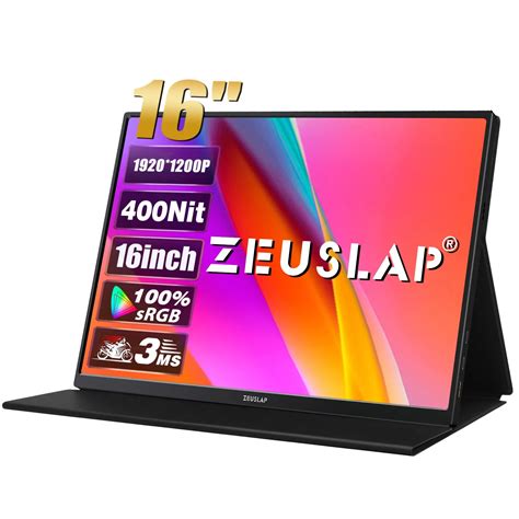 Zeuslap Z Lite Inch Portable Monitor P Percent Srgb Gaming