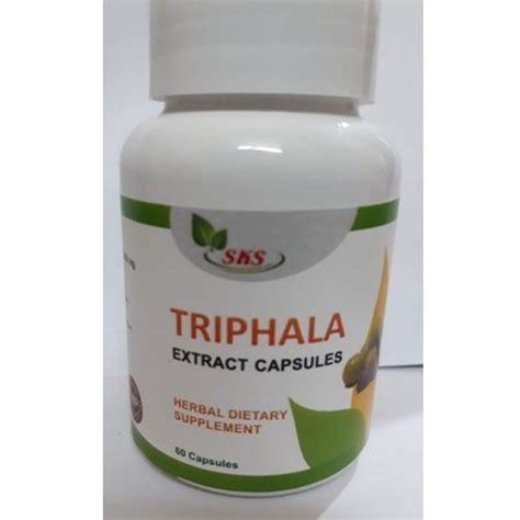 Triphala Extract Capsules Mg With Capsules Packing With Months