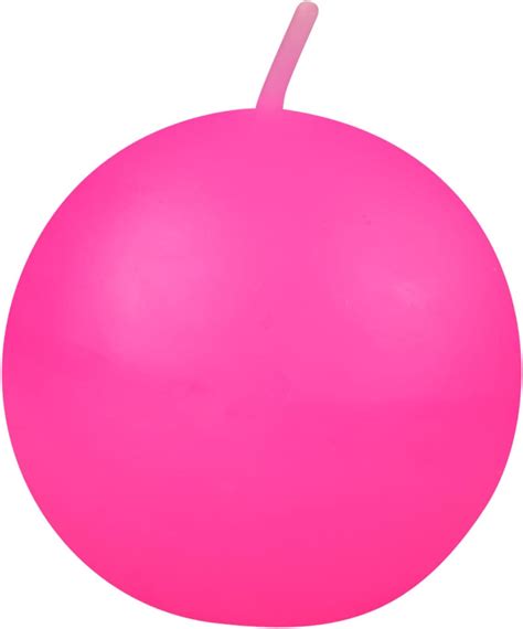 Zest Candle 6 Piece Ball Candles 3 Inch Hot Pink Home And Kitchen