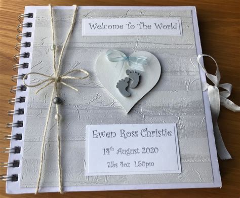 Handmade Baby Photo Album-parents Gift-new Mum Gift-neutral - Etsy