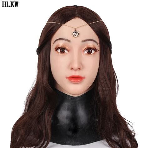 Hot Sexy Crossdressing Soft Silicone Cosplay Mask Props For