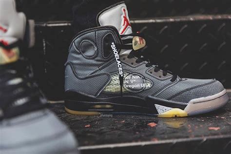 Up Close and Personal: Off-White x Air Jordan 5 - Sneaker Freaker