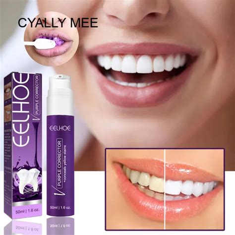 Cyally Mee【ready】v34 Teeth Whitening Toothpaste Tooth Colour Corrector