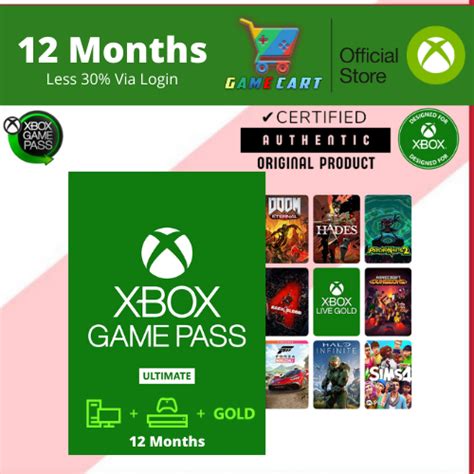 Xbox Game Pass Ultimate 12 Months With Gold Live Ea Play Digital Code