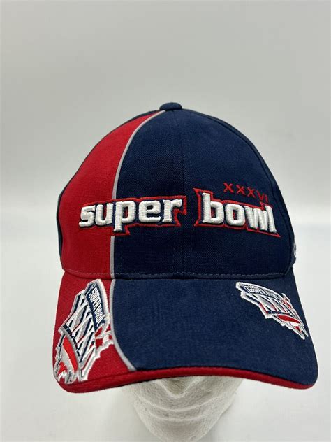 Vintage Super Bowl Xxxvi Reebok Nfl Hat Cap Strapback Patriots