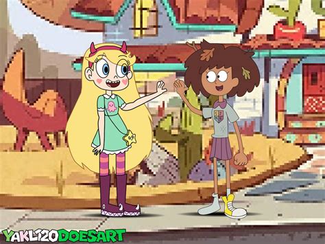 Star Butterfly Meets Anne Boonchuy By Yakl120doesart On Deviantart