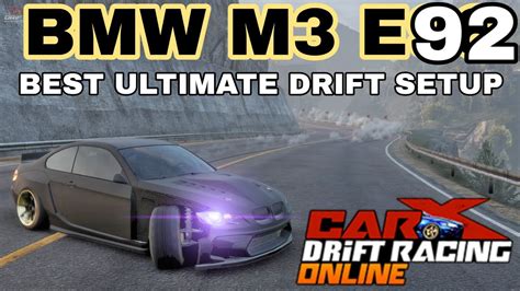 CarX Drift Racing PS4 Best UDM 3 Ultimate Drift Setup BMW M3 E92