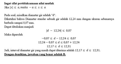 diameter standar sebuah gir   mm diame