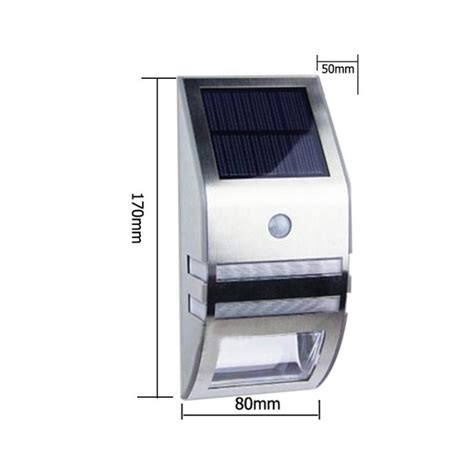 Stainless Solar Pathway Emergency Light With Pir Induction Sensor