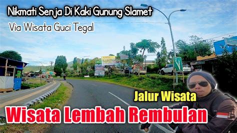 Jalan Menuju Wisata Lembah Rembulan Desa Rembul Bojong Tegal YouTube